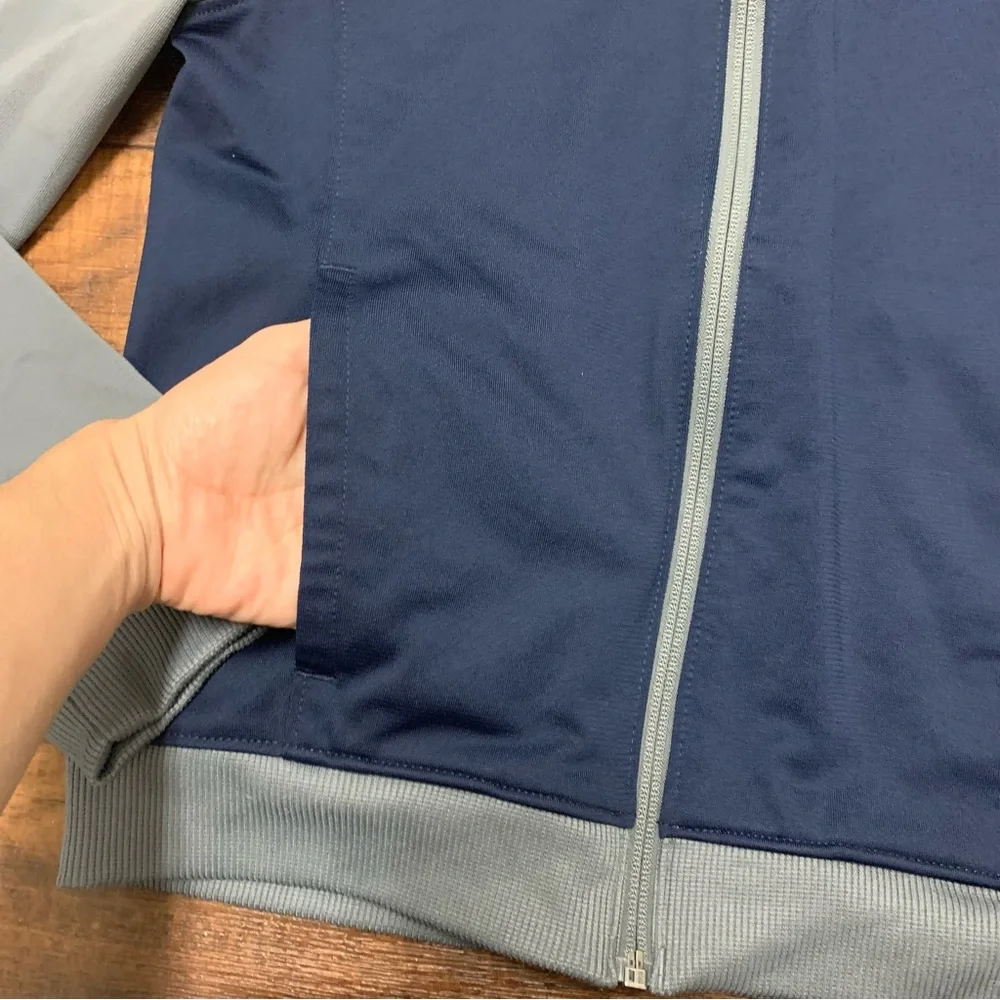Under Armour Boys Challenger II Track Jacket Size M, Blue, Gray Sports Jacket